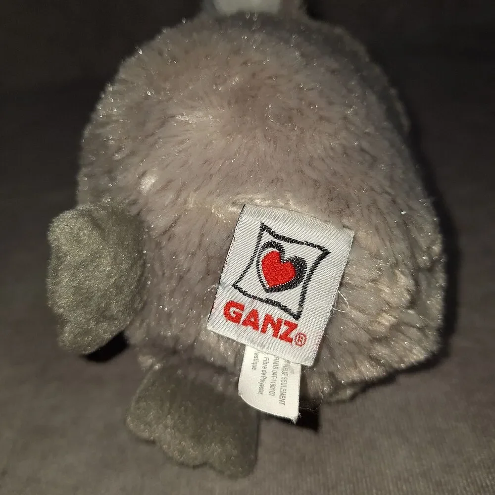Ganz Webkinz Plush Baby Penguin Grey Black White No Code Stuffed Animal